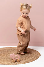 Load image into Gallery viewer, Mrs Cat Wooden Pull Along Toy