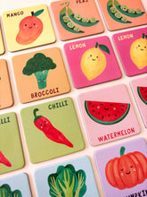 Load image into Gallery viewer, Fruit and Veg Memory &amp; Matching Game - Kids Educational Gift