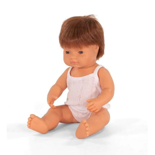 Caucasian Boy Red Hair - 38cm