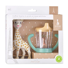 Load image into Gallery viewer, Sophie la girafe® Sophie and non-spill cup set