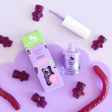 Load image into Gallery viewer, Water Based Scented Scratch Off Kids Nail Polish: Lollipop - Purple/Pink