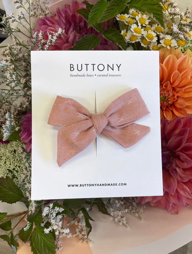 Big Sister Bow | Vintage Rose