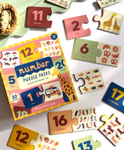 Load image into Gallery viewer, Number Puzzle Pairs - Kids Toys Learning Game Educational