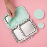 Load image into Gallery viewer, Two Compartment Leakproof Lunch Box | Mint