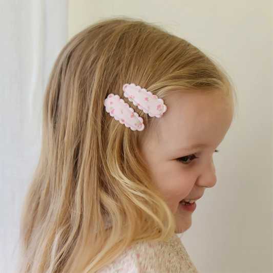 Dainty Snap Clips | Rosebud