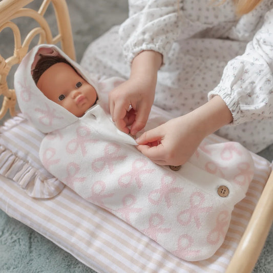 Salli Dream Cocoon | Powder Blush Pink Bows