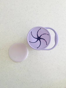Lilac Collapsible Snack Cup with Lid