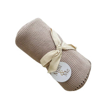 Load image into Gallery viewer, Cable Baby Blanket Seashell