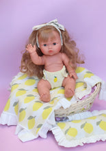 Load image into Gallery viewer, Freshly Squeezed Frilled Dolls Blanket and Pillow Set
