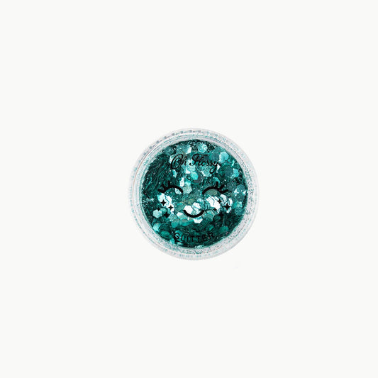 Oh Flossy Biodegradable Glitter: Mint Mix