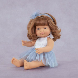 Caucasian Girl Red Hair - 38cm