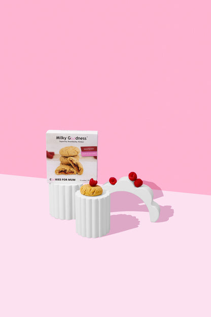 Raspberry Lactation Cookies (Dairy and Soy Free)