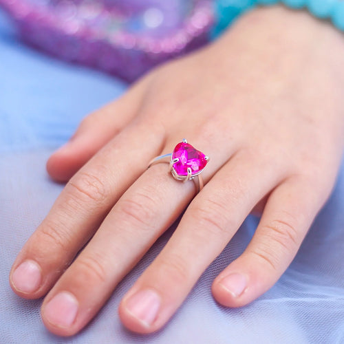 Pink Heart of the Ocean Ring