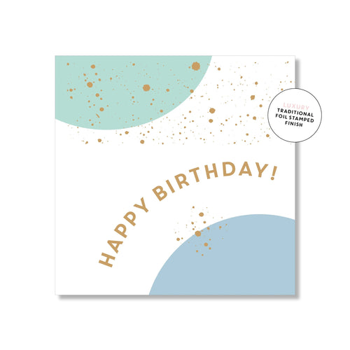 Blue Candy Bubbles | Mini Card