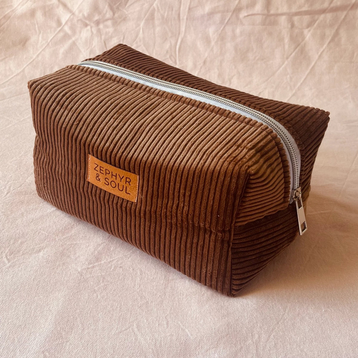 Makeup Bag | Chocolate Cord