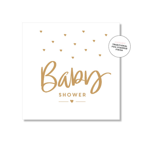 Baby Shower White | Mini Card