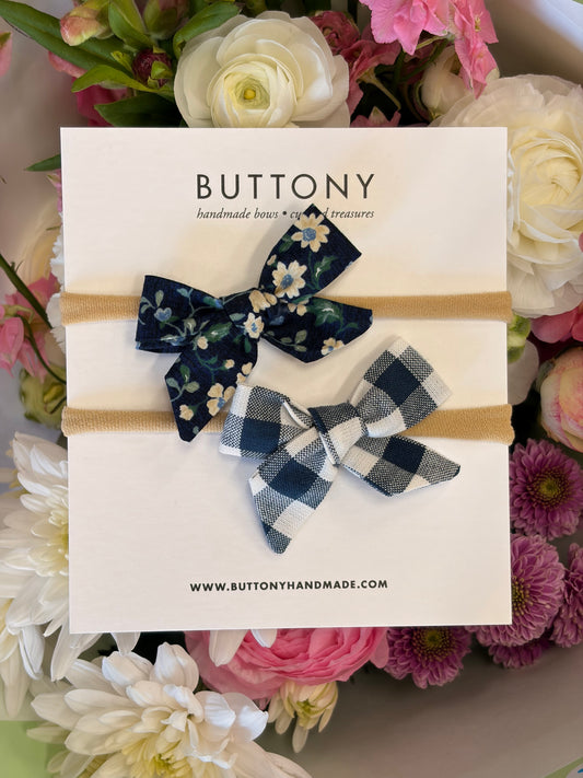 My First Bows | Navy Classics