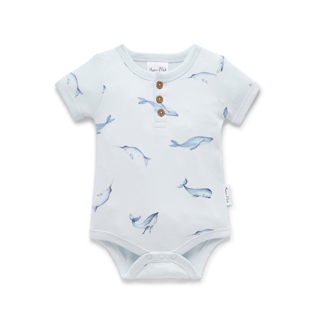 Under The Sea Henley Onesie