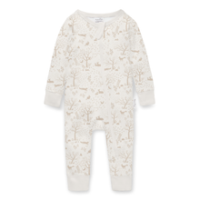 Load image into Gallery viewer, Woodland Zip Romper