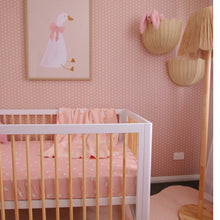 Load image into Gallery viewer, Pink Ducks Organic Fitted Cot Sheet
