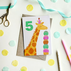 5th Birthday Card