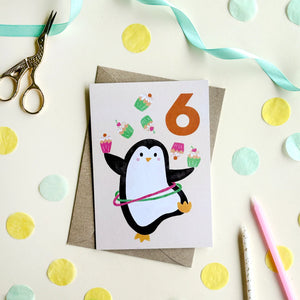 6th Birthday Card