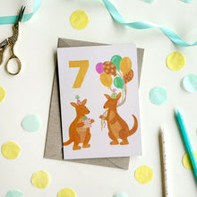 Load image into Gallery viewer, 7th Birthday Card