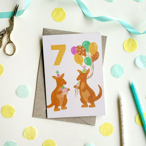 7th Birthday Card