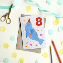 Load image into Gallery viewer, 8th Birthday Card
