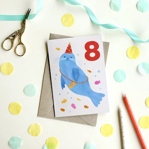8th Birthday Card