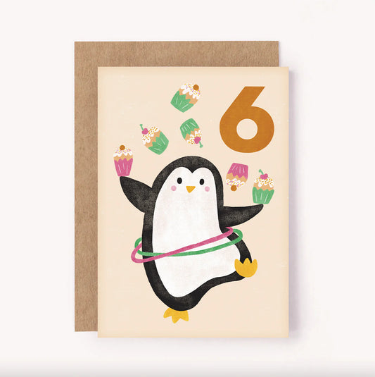 6th Birthday Card