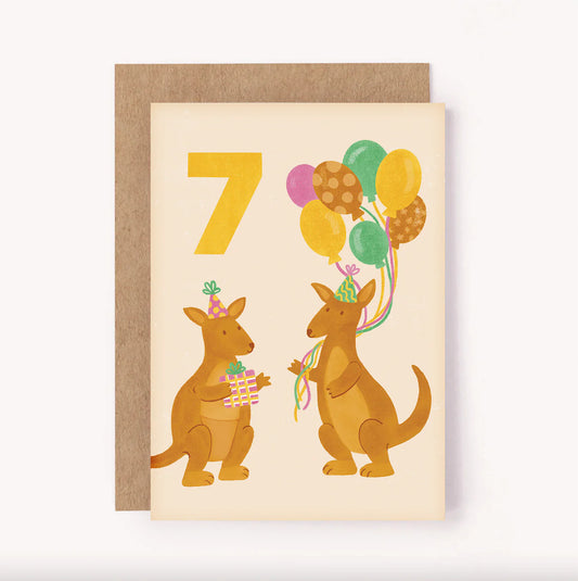 7th Birthday Card