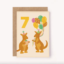 Load image into Gallery viewer, 7th Birthday Card