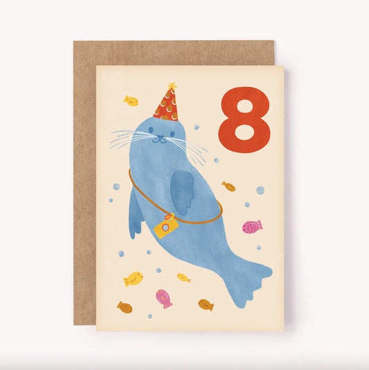 8th Birthday Card