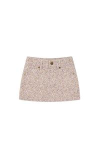 Alison Twill Skirt | Chloe Lilac