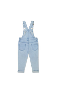 Arlo Twill Overall - Washed Denim SIZE 2YR