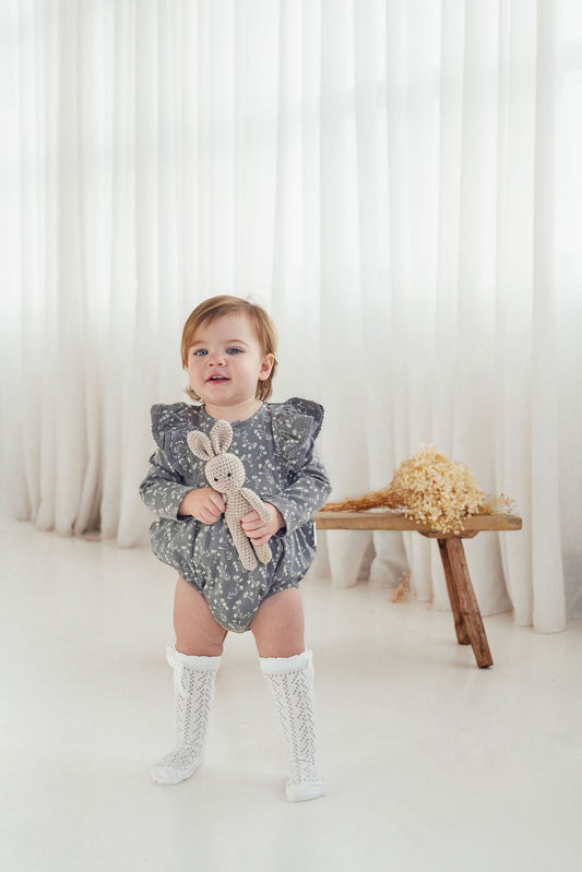 Mia Floral Bubble Romper
