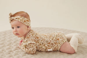 Bailey Floral Flutter Onesie