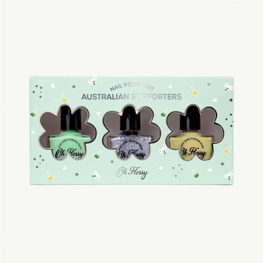 Oh Flossy Australian Supporters Nail Polish Set