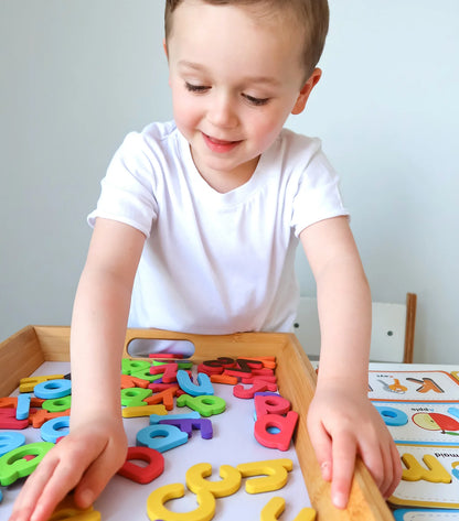 Flashcards and ABC Magnetic Letters