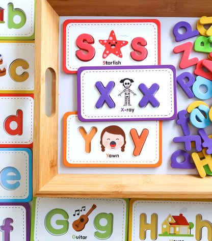 Flashcards and ABC Magnetic Letters