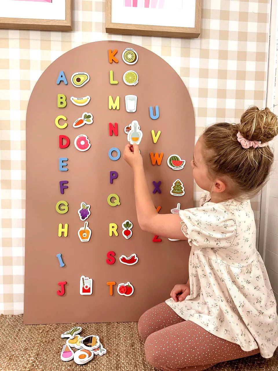 Magnetic Foods and Letters