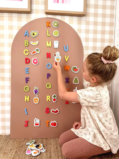 Magnetic Foods and Letters