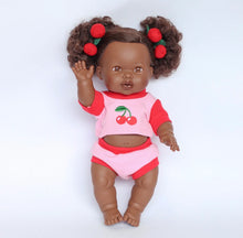 Load image into Gallery viewer, Cherry Dolls Top and Bloomer Set