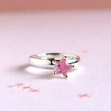 Load image into Gallery viewer, Pink Shining Star Ring