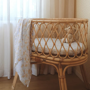 Delphinium Organic Muslin Wrap Swaddle