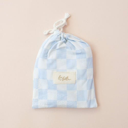 Powder Check Organic Fitted Bassinet Sheet/Change Pad Cover