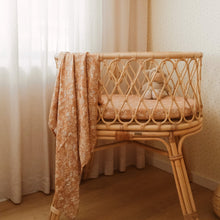 Load image into Gallery viewer, Gold Holly Organic Muslin Wrap Swaddle