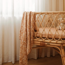Load image into Gallery viewer, Gold Holly Organic Muslin Wrap Swaddle