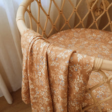 Load image into Gallery viewer, Gold Holly Organic Muslin Wrap Swaddle